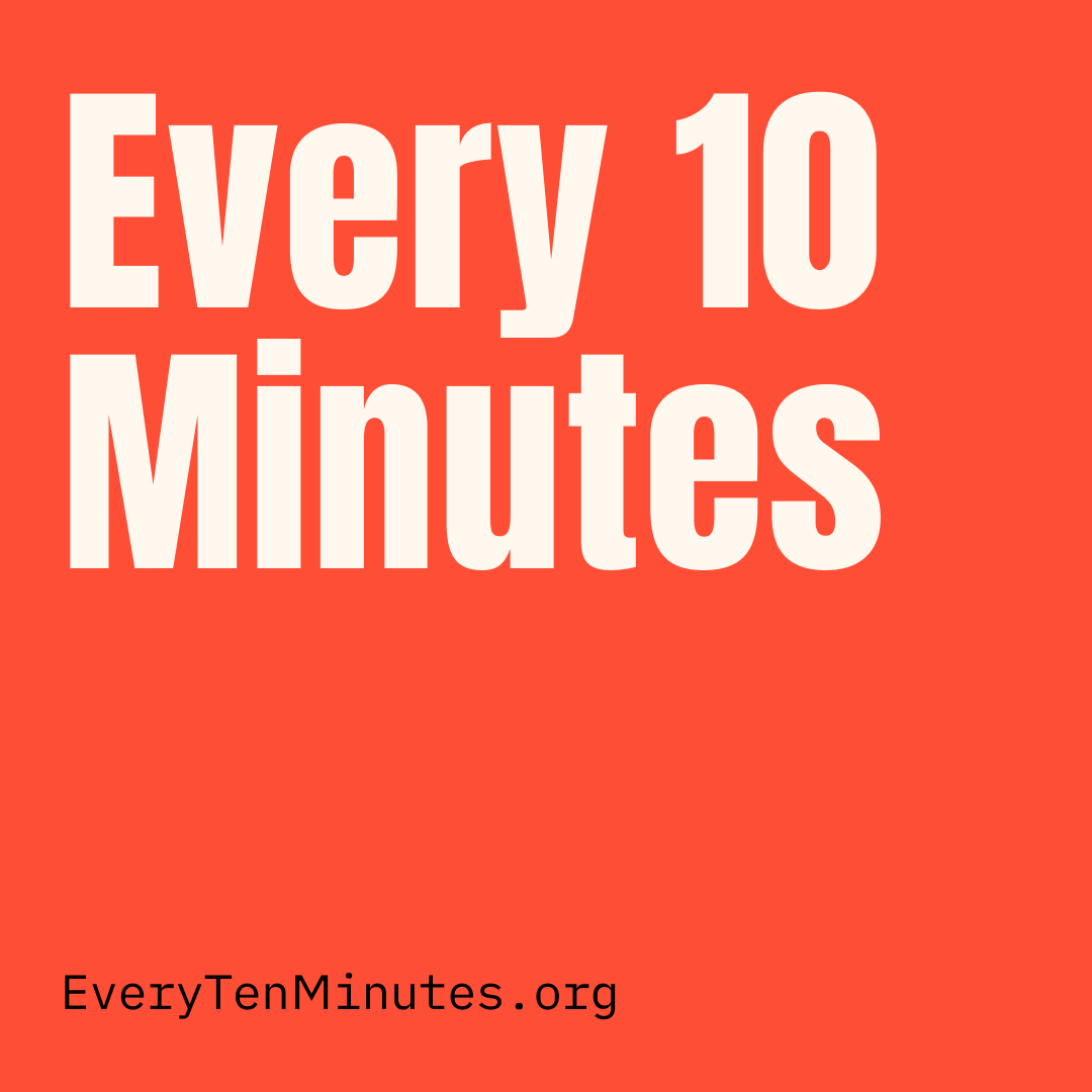 Hvert tiende minutt. hverttiendeminutt.no